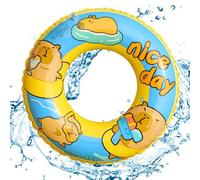 Pool Ring Float Leak-Proof Sturdy Anti Slip Capybara Buoyancy Aid
