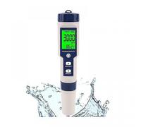 Pool Salt Tester, Digital Salinity Meter, High Accuracy 5 In 1 Salinity Tester Compatible with Salt Water,IP67 Waterproof Test Kit