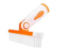 Pool Scrub Brush, Heavy Duty Cleaner for Corners, Steps, Walls, Curved Surfaces, Durable Bristles, Portable Swimming Tool, Fits Most Poles, Easy to Use, 26x18cm
