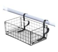 Pool Shelf | 39,8 x 23 x 15 cm Swimming Pool Storage Basket, Easy To Install Wire Mesh Container Organizer For Beach Toys, Beverages, Drinks, Patio, Backyard, Towels