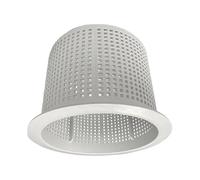 Pool Skimmer Basket Ring, Internal External Filter Cover, Replacement Attachment Part, Anti-Clog Design, Easy Split in Fit, for Outdoor Swimming Pools, Backyard Tanks, Aboves Ground, White ABS