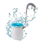 Pool Skimmer Basket - Wall Mount Ground Swimming Pool Cleaner, Catch Floating Leaves Debris, Connects To Filter Pump, Cleans Water Daily, Automatic Suction Hose Attachment | For Homeowne