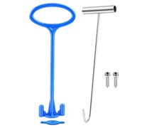 Pool Skimmer Hook Tool - Basket Handle Retriever Device, Multi Functional Cleaner | Garden Backyard Ground Indoor Use Areas Water Maintenance System, Durable Construction, Extended Reach
