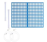 Pool Skimmer Kit, Detriti Blocker Net, Ampia copertura Reusable & Eco Friendly, Filter Floating for Leaves, , Outdoor, Pond, Inground Pool, Garbage and Collection