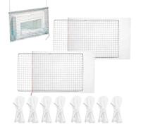 Pool Skimmer Screen - High Efficiency Leaf Trap Net, Reinforced Frame Debris Collector, Reusable Tool For Residential Pool, Pond Cleaning | Outdoor Garden Hotel Facility Maintenance E