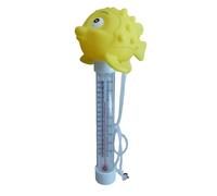 Pool Temp Gauge, Cute Indoor Temperature Meter, PVC Material, Floating Easy Read Temp Gauge for Cold Plunge, Hot Tub, Ice Bath, SPA, Aquarium, and Pond Use, 6.5x22cm