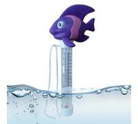 Pool Temp Gauge, Indoor Floating Thermometer, 8.66in Temp Water Monitor, Easy Read Temperature Meter, Portable Cute Design for Cold Plunge, Hot Tub, Ice Bath, SPA, Aquarium, Pond