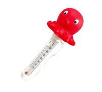 Pool Temperature Gauge - ABS Fun Pool Accessories | 8.86inch Floating Large Duck Octopus Temperature Gauge With String For Indoor Pond Lake Beach Backyard Patio Hot Tub Spa Aquarium Fish Tank Vacation