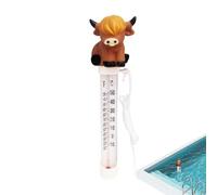 Pool Temperature Gauge, Cow Floating Shatter-Resistant Utility, Sturdy Spa | Pool Temperature Gauge, Cow Floating Shatter-Resistant Utility, Perfect for Home, Outdoor, or Daily Spa Projects