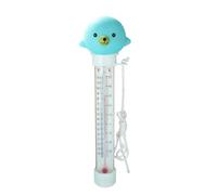 Pool Temperature Gauge - Cute Animal Floating Gauge With String | Large Easy Read Swimming Pool Supplies For Pond Lake Patio Garden Bath Hot Tub Spa Tank Outdoor Indoor Vacation