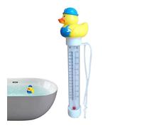 pool termometer - Convenient to Operate, floating pool termometer duck, Duck Precise Temperature Gauge with String | Temperature Meter for Swimming Pools, Spas, Hot Tubs, Fish Ponds