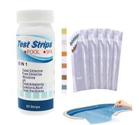 Pool Test Strip-7-in-1 Kit per l'analisi 'acqua con codifica a colori | Misurazione rapida del pH clora durezza | Esaminatore di qualità 'acqua - Piscine Pond Care