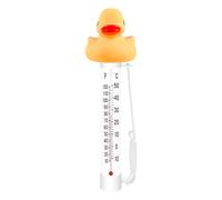Pool Thermometer Floating Easy Read, Water Temperature Gauge With String For Ice Bath | Floating Large Duck Octopus Temperature Gauge With String | Fun Pool Accessories For Indoor Pond Lake Beach