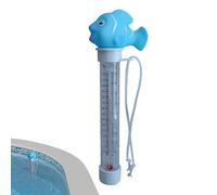 Pool Thermometer, Floating Temperature Gauge, 7.28 Inches Durable and Waterproof Costrution, Pool Meter for Resistant to Sun Exposure and Splashes, Including Child and Adult