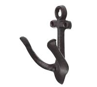 Pool Towel Hooks, Nautical Wall Hanger, Vintage Anchors Design, Multi-Purpose Metal Hook Set for Bathroom, Poolside, Beach House, Kitchen, Nursery, Entryway, 4.72x3.94 inches