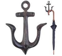 Pool Towel Hooks, Vintage Nautical Bathroom Decor, 4.72x3.94 Inches Wall Mount Design Decorative Home Hardware for Lake House, Cottage, Nursery, Shower Room, Kitchen, Beach, Summer Yard Use