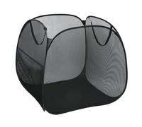 Pool Toy Storage Box Large Capacity Bin Mesh Pockets, Side Handles