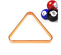 Pool Triangle - Accessorio per biliardo di posizionamento | Supporto triangolare per palline da 5,7 cm | per giocatori hobbistici, casa, club, sala, sala giochi, bar, lezioni, allenamento
