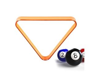Pool Triangle - standard per gli sport americani | da tavolo da biliardo per allenamento lezioni e gioco per la casa sala giochi club bar e hobby giocatori - per la casa gioco