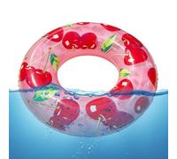 Pool Tube Aid, Fruit Pattern Blow Up Water Rings Gear, Float Device with Sturdy Build, Premium Quality Kids Accessory, Reliable Boys Girls Outdoor Backyard River Lake Water Park Beach Party