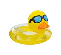 Pool Tube Float, Inflatable Swim Ring, Paillettes Duck Float, Ciambella Water, Beach Lake Pool Toy, Summer Party Fun Raft, Adulti Teens Family Swimming Relaxation Water Play Inflatable Safety 91 x 59