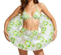 Pool Tubes Adults - Cute Clear Inflatable, Swimming Ring Lightweight Waterproof Float for Beach Water Party Spring Travel Teens Relaxing Pool Lake River Outdoor Floating Decoration Use