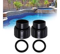 Pool Union Kit di collegamento per Hayward TriStar SP3200VSP, Northstar SP4000, EcoStar, nero, confezione da 2