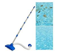 Pool Vacuum Brush Head - Adjustable Manual Pool Bottom Head with Hose