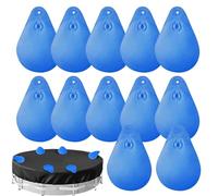 Pool Water Bags Double Chamber - 12 Pack Heavy Duty Winter Cover Weights