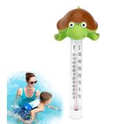 Pool Water Temperature Gauge - Large Display Floating Thermometer | Accurate Sensor Easy Read Meter for Outdoor Fish Ponds, Indoor Spas, Aquariums, Swimming Pools