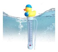 Pool Water Temperature Meter - Floating Pool Temperature Gauge | Duck Accurate Temperâture Meter with String | Temperâture Gauge for Outdoor and Indoor Swimming Pools, Hot Tub, Spa and Pond
