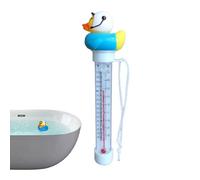 Pool Water Temperature Meter - Floating Pool Temperature Gauge | Duck Accurate Temperâture Meter with String | Temperâture Gauge for Outdoor and Indoor Swimming Pools, Hot Tub, Spa and Pond
