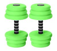 Pool Weights for Water Aerobics, Dumbbell Trainer Set, Strength Training Equipment for Swimming Workouts, Aquatic Exercise Tools for Adults Teens Recovery Fitness Use, Green