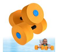 Pool Weights Water Exercise - Foam Floating Fitness Barbells for Aquatic Training | EVA Foam with Dumbbells, Comfortable Grip for Swimming Strength Workouts Arms Chest Back, 27.4x15x15cm