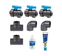 POOLEX Kit Bypass 50mm Pompa di Calore, Multicolore