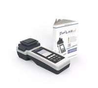 PoolLAB 2.0 Fotometro digitale per piscina con Bluetooth e WiFi, misuratore di pH, clororo e 24 parametri, include secchio triplo e tablet di prova