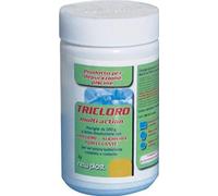 New Plast 0960 - Tricloro in Pastiglie da 200 g per Acqua Piscina, Formula 5 Azioni, Barattolo 1 kg, 40x31x21 cm