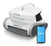 Poolmate Hydro 4 Robot pulitore per piscine con cavo, aspirapolvere per piscine interrate fuori terra, cestello filtro da 4,1 l, pulizia della linea di galleggiamento del pavimento, robot per la