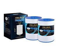 POOLPURE - Filtro di Ricambio per Tiger River 31114, Unicel C-8465, Pleatco PWK65, Filbur FC-3960, 71827, 71828, 2 Pezzi