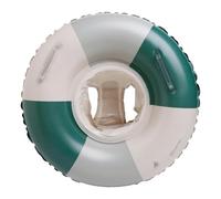Poolröhren Für Kinder - Schwimmring Mit Vintage-Muster & Sitz | Aufblasbarer Schwimmreifen 1-5 Jahre, Robuster PVC Rettungsring Für Pool See & Meer, Retro Design Schwimmhilfe 57cm