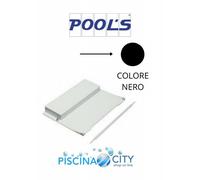 POOLS 1215438 NERO BATTENTE ALETTA GALLEGGIANTE SKIMMER PERNO INCLUSO - 23,5X16,