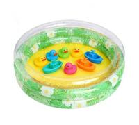 Pools for Kids - Large Sequin Play Water Toys, Thickened Blow Up Pool, Glitter Inflatable Backyard Lounge, Triple Tier Padded Splash Basin | Heavy Duty Puncture Resistant Vinyl Swimming Tub