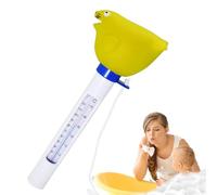 Pooltemperaturanzeige - Schwimmender Wassertemperaturmesser fr Baby & Kinder - Präziser Heißwasser-Thermometer für Pool, Badewanne, & Teich - Wasserdicht & leicht ablesbar