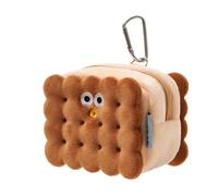 Poop Bag Dispenser - Dog Bags - Waste Bag Carrier | Cookie Shape Holder With Carabiner Clip, Portable Pouch Organizer per Puppy Training Walks Outdoor Park Travel Hiking Yard Cleanup