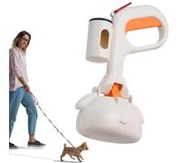 Pooper Scooper,Non-Breakable Poop Scooper with Bag | Cat Litter Scoops for Indoor Outdoor Puppy Training Park Visits Horse Stalls Rabbit Cages