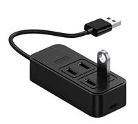 Poortuitbreider - Slanke USB-hub, Multiconnectoradapter | Gegevensoverdrachtapparaat Organizer Geschikt Voor Laptop, Desktop, Console, Flashdrive, Camera, Printer, ToetsenEdge, Muis, Systeemconfigurat