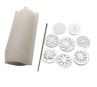 POOSR 1Set Acrilico Tirando Caleidoscopio Sapone Former 1000 Ml Tubo Silicone Saponi Forma