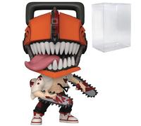 POP Anime: Chainsaw Man - Bloody Chainsaw Man Limited Edition Chase Funko Vinyl Figure (Bundled with Compatible Box Protector Case), Multicolore, 9,5 cm