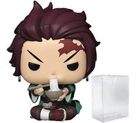 POP Anime - Tanjiro Kamado with Noodles Funko Vinyl Figure (Bundled con custodia protettiva compatibile), multicolore, 9,5 cm