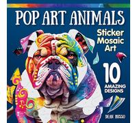 Pop-Art Animal Sticker Mosaic Art : 10 Amazing Designs